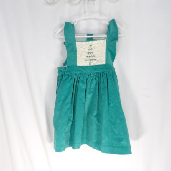 Petit Confection  Green Corduroy Dress  Size 2T - Picture 1 of 4